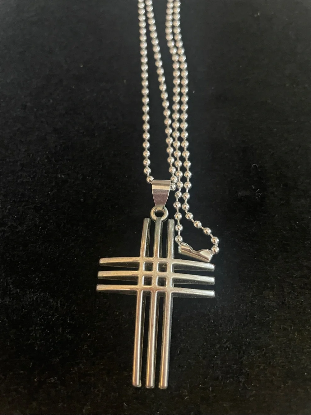 Men’s 22” Cross Tag necklace!  Super cool design! NEW! New without tags